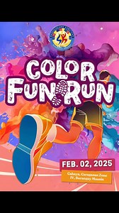 Ang saya nito! Color Fun Run organized by the SK Council of Barangay Maasin headed by Hon. Cesar Angelo Jimenez as part of the 10 days activities of Maasin Asin Festival 2025. Thanks for inviting us! 🫶🫶🫶 | MA Dance Fitness