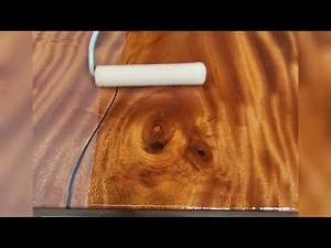 Applying Osmo 1101 Wood Wax Extra Thin to African Mahogany - Hammer Roo