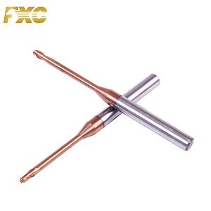 [Hot Item] HRC55 Carbide Long Neck Ball Nose End Mill Deep Groove Ball Nose Milling Cutter for Steel