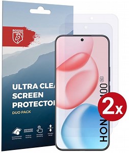 Rosso Screen Protector Geschikt voor Honor 400 | Ultra Clear Duo Pack | TPU Folie |... | bol