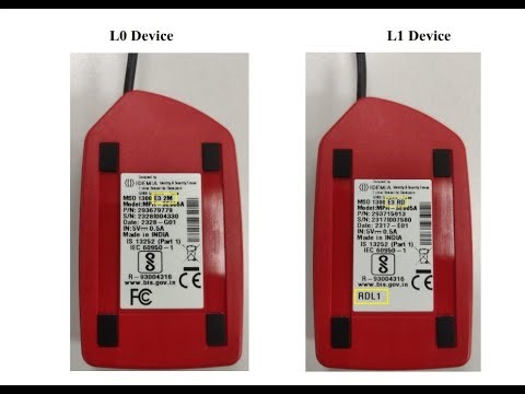 CBI Morpho RDL1 Device RD Service Installation