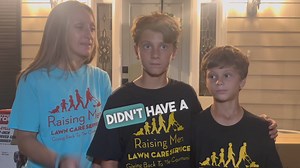 19K views · 2K reactions | Meet Finn, Oliver & their mom | Raising Men & Women Lawn Care Service | Facebook
