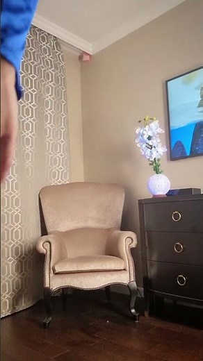 Jeny Smith is in a blue dress