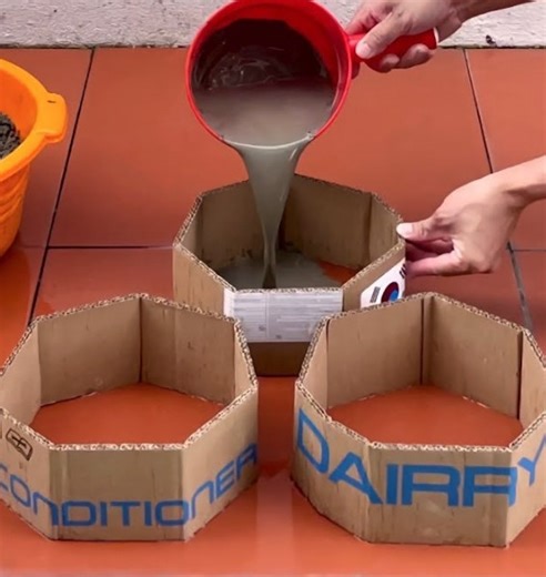 These pots are made from cardboard! | MetDaan DIY