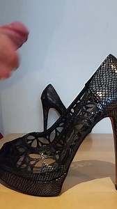 Cum on girlfriend new high heels