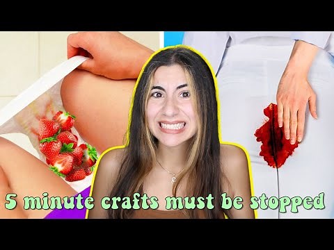 5 minute crafts 'PERIOD HACKS' will actually ruin your life