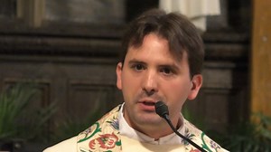 Fr. Justin Steeg celebrates his first Mass at SJUP | St. Joseph University Parish