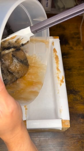 Was asked to make tea tree soap so here it is! Hot processed with activated charcoal 🖤 #goatmilksoap #handcraftedwithlove❤️ | Five Oaks Goat Milk Soaps