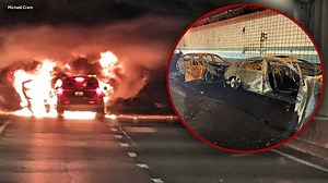 Vehicles catch fire inside Boston Big Dig ramp approaching Ted Williams Tunnel