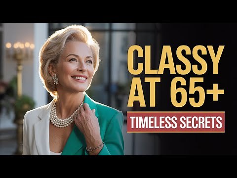 How to Look Classy and Elegant at 65+ Timeless Fashion Secrets