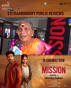 🙏🏽❤️🤗 #MissionChapter1 IN CINEMAS NOW!!💥 | Arun Vijay