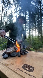 Big experiment deep in the woods Hot stone treatment for my wagyu #firekitchen #wagyu #hotstone | Hurt Alfredo