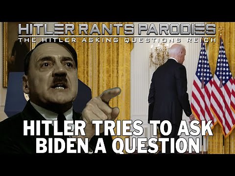 Hitler tries to ask Biden a question