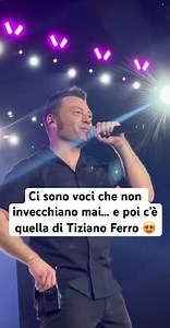 Ci sono voci che non invecchiano mai… e poi c’è quella di Tiziano Ferro 😍 #tizianoferro