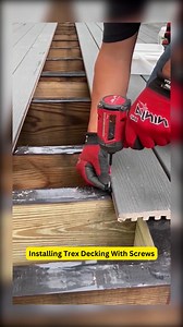Installing Trex Decking With Screws #woodworking | Woodworking Plans Pdf