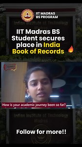3.8K views · 54 reactions | IIT Madras BS Student secures place in...