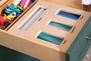 Is your storage bag drawer a disaster too? | The DIY Life with Anika