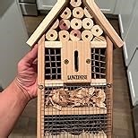 Large Cedar Wood Insect House Kit for DIY Project Backyard Insect House, Bee House, Nesting Habitat Shelters, Garden Shelter for Bees, Butterflies, Bugs
