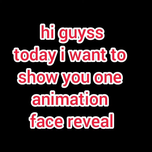 one animation(face reveal) sya ba talaga to