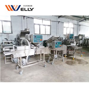 [Hot Item] Factory Price Automatic Burger Patty Forming Machine Batter Mixer Machine Automatic Burger Chicken Nuggets Production Line