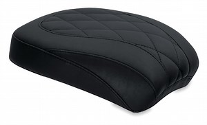Mustang Wide Tripper Diamond Passenger Seat For Harley Softail 2000-2015
