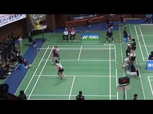 相手のイレギュラーな返球にも慌てない山口茜選手