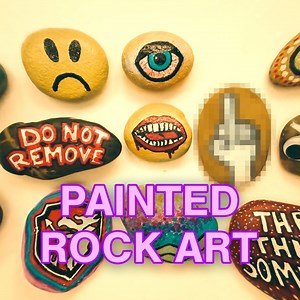 7.5K views · 18 reactions | DIY PAINTED ROCK ART! | Threadbanger | Facebook