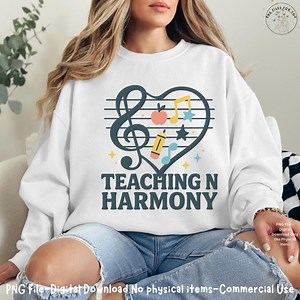 Music Teacher Heart Treble Clef PNG: Classroom Decor & Shirt Design (digital Download) - Etsy
