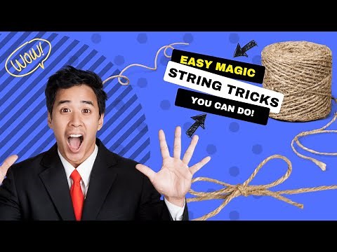 4 STRING MAGIC TRICKS - Learn 4 Easy Magic Tricks With String #easymagictricks #magictricks