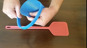 Fly swatter – Strong one-Piece Plastic Fly swatter – Long-Hand mesh Fly swatter – Fly swatter – Manual swat Fly Control swatter – Fly Killer (5 pcs Green)