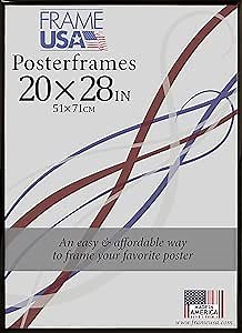 Amazon.com: Frame USA 20x28 Corrugated Backing Poster Frames (Black), Made in America: Posters & Prints