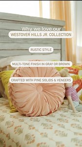 In need of a room refresh for your teen? Check out our Westover Hills Jr. Collection & give them the stylish space they'll love coming home to. 💓 | Rooms To Go Kids