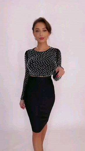 💎👑 HERVE LEGER KOMPLET 👑💎 CENA:12.600 DIN/105€ (VELICINE U PONUDI:S,M,L BOJE:CRN I BEŽ) @diamondqueenaccessories | Diamond QUEEN Accessories - Online Prodaja