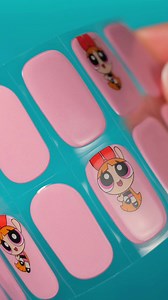 💖 Blossom-inspired perfection, now in Gel Nail strip form! 💅✨ 🌸 Elevate your nail game with our stunning Blossom Gel Nail strip, inspired by the fearless leader of the PowerPuff Girls. 💥💖 ✨ Achieve a flawless and vibrant nail look in no time with this supercharged Gel Nail strip. 💪🌸 SHOP NOW: https://moyou.co.uk/collections/powerpuff-girls-collection | MoYou
