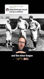 That time a teenaged girl struck out both Babe Ruth and Lou Gehrig... #jackiemitchell #baberuth #baseball #mlb #sports #womeninsports #feminism #sexism #misogyny | ProfessorNeil