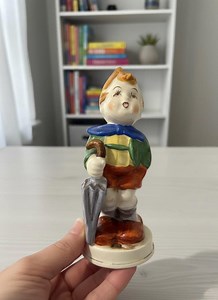 Vintage Goldcastle Occupied Japan Porcelain Figurine: Boy With Umbrella Ornament - Etsy Canada