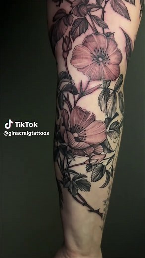 Wild Roses Tattoo Designs: Art on Skin