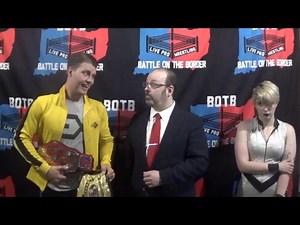 15 reactions | At Clarksville Chaos, the unlikely duo of Carson Drake and Paris McQueen each kept their championships, and were happy to talk about it! #BOTB #BattleOnTheBorder | Battle On The Border, Pro Wrestling | Facebook