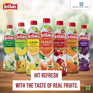 431 reactions · 18 shares | The temperature is rising! Worry not, because Kissan Squash is here to cool down the heat this summer with the taste of real fruits. | Kissan | Facebook