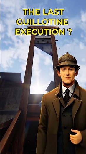 The Last Guillotine Execution? 💀 #onthisday #truecrimes