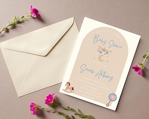 Gender Neutral Baby Shower Invitation - Etsy Canada