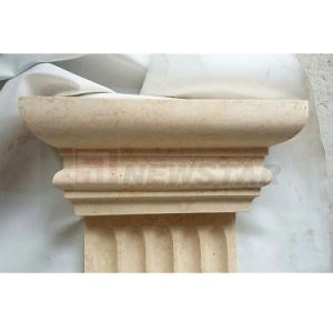 [Hot Item] Project Natual Stone Marble Brick Wall Tile Veneer Natural Stone Column Pillar