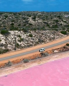 Hutt Lagoon in Port Gregory, Western Australia Video by: @endlessly_jetlagged | Travel Megastore