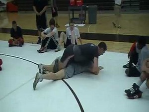Mitch Clark Chain Wrestling Drilling On The Mat