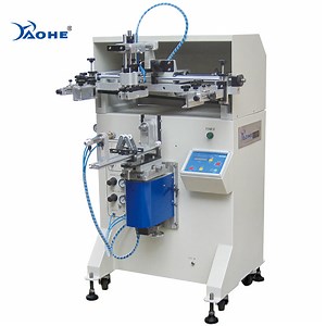 [Hot Item] Semi-Auto Screen Printer for Molded Bottles/Cosmetic Tubes/Glass Pipe/Fishing Rod Printing