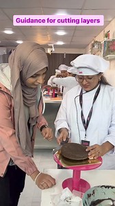 Guidance for cutting _ how to cut layers _ learn with hkr #hkrbakingacademy #hkr | Creamycreationbyhkr