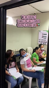 Female On-Call Residential Cleaner — Dubai Hiring
