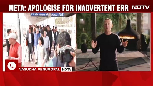 "Inadvertent Error": Meta Apologises For Zuckerberg's 2024 Election Remark | NDTV | Facebook