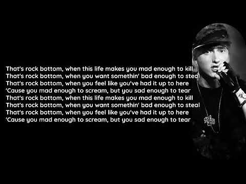 Eminem - Rock Bottom [Lyrics] [HQ]