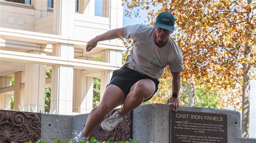 4.7K views · 21 reactions | Making waves in Riverside, California is a man with Guam roots, sharing his passion for parkour, with the Collective Movements, an outdoor parkour program for kids and adults. Joan Aguon Charfauros chats it up with owner and head coach, Dillon Taitano. | KUAM News | Facebook